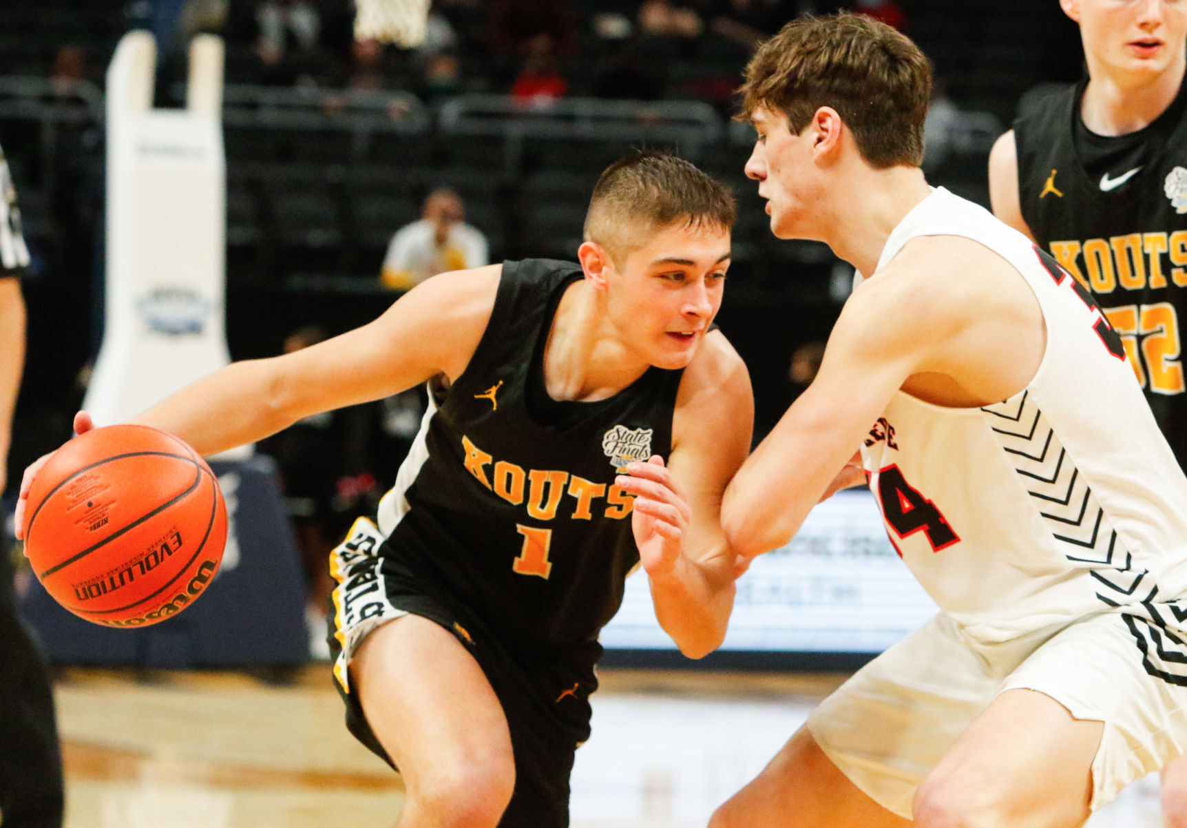 Gallery: Class A boys basketball state final: Kouts vs. Barr-Reeve